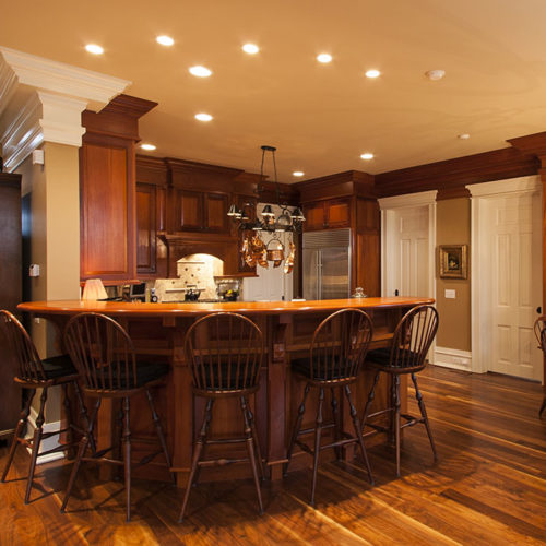 Rounded Kitchen Bar