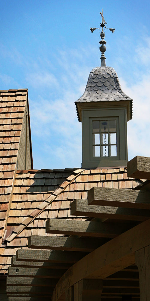 Roof with Weather Vane