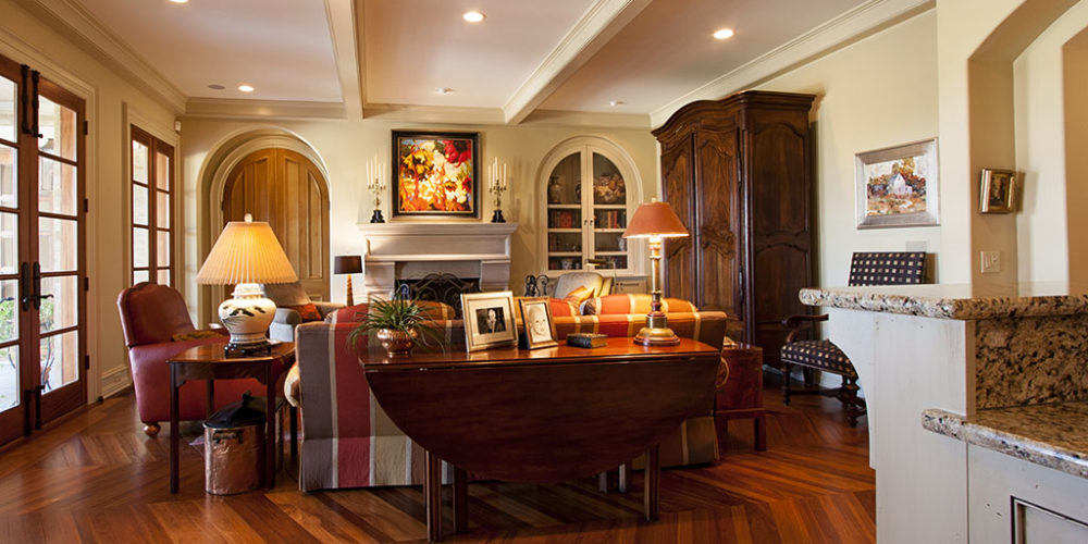 Living Room View with Table