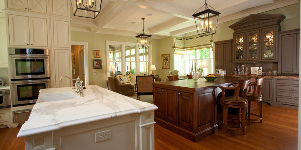 Mix of Woods in Kitchen